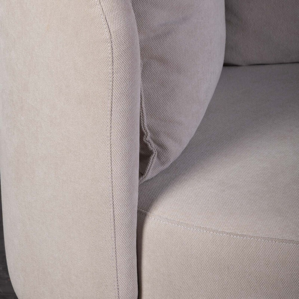 BUTACA 1 CUERPO TELA NATURAL-BEIGE LUNA NATURAL