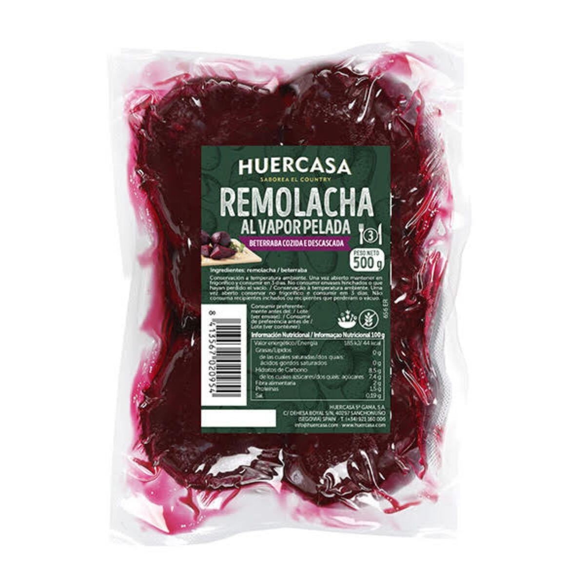 Remolacha Cocida Fresca Vac Pac - 500 Grs 