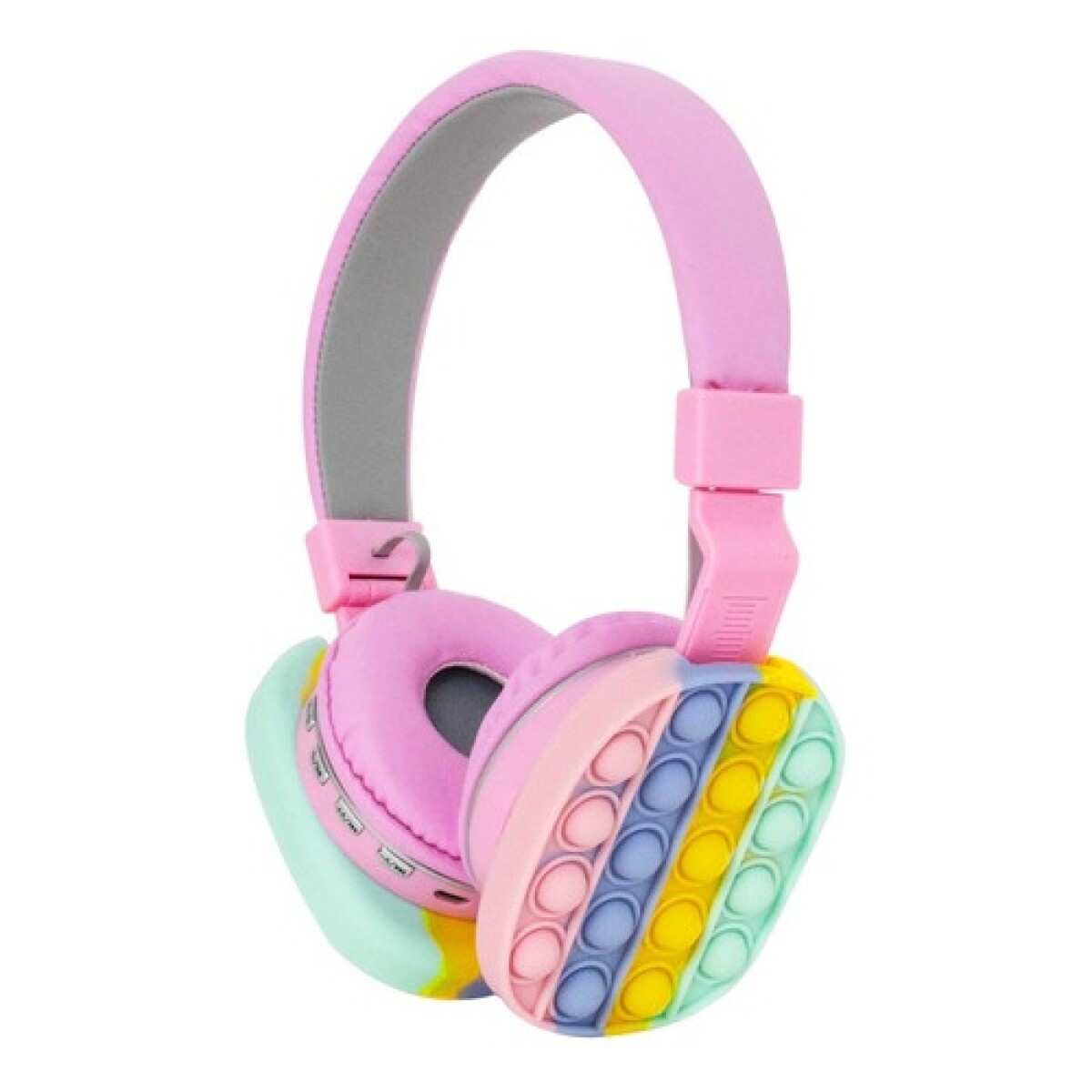 Auriculares Bluetooth con Pop It entrada Micro SD FM Jack 3,5mm - Azul 