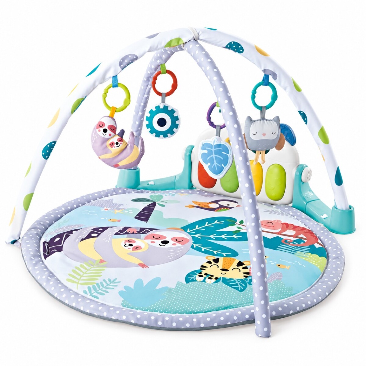 Gimnasio musical perezoso 7 en 1 fitch baby 