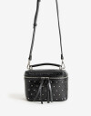 Bandoleras Cartera Formato Bandolera Con Tachas - Negro