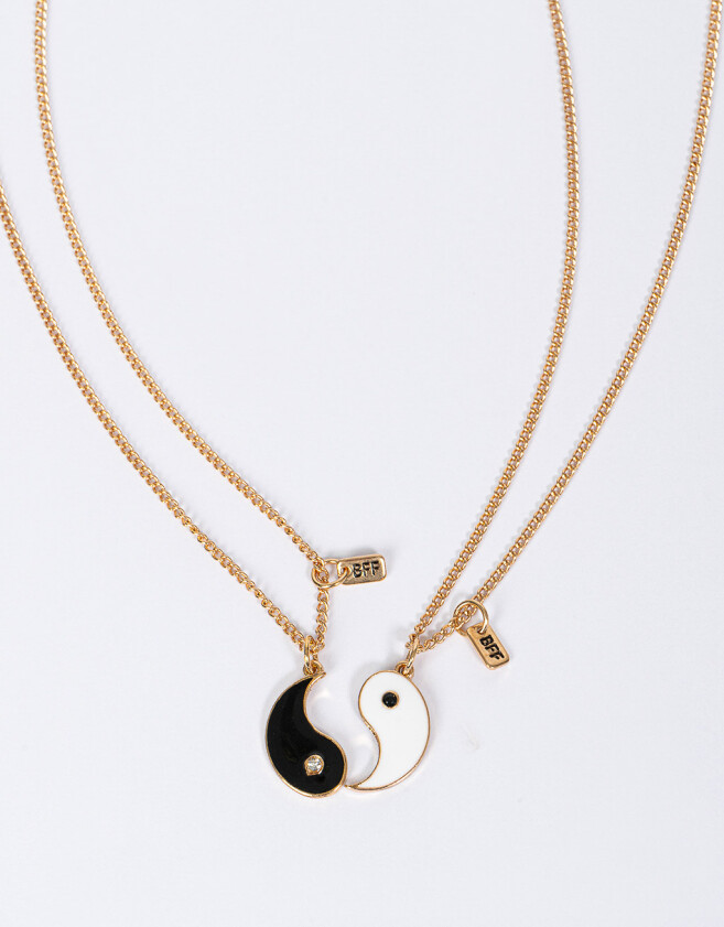 Collares para compartir Para Compartir Collares Para Compartir Yin Yang - Dorado