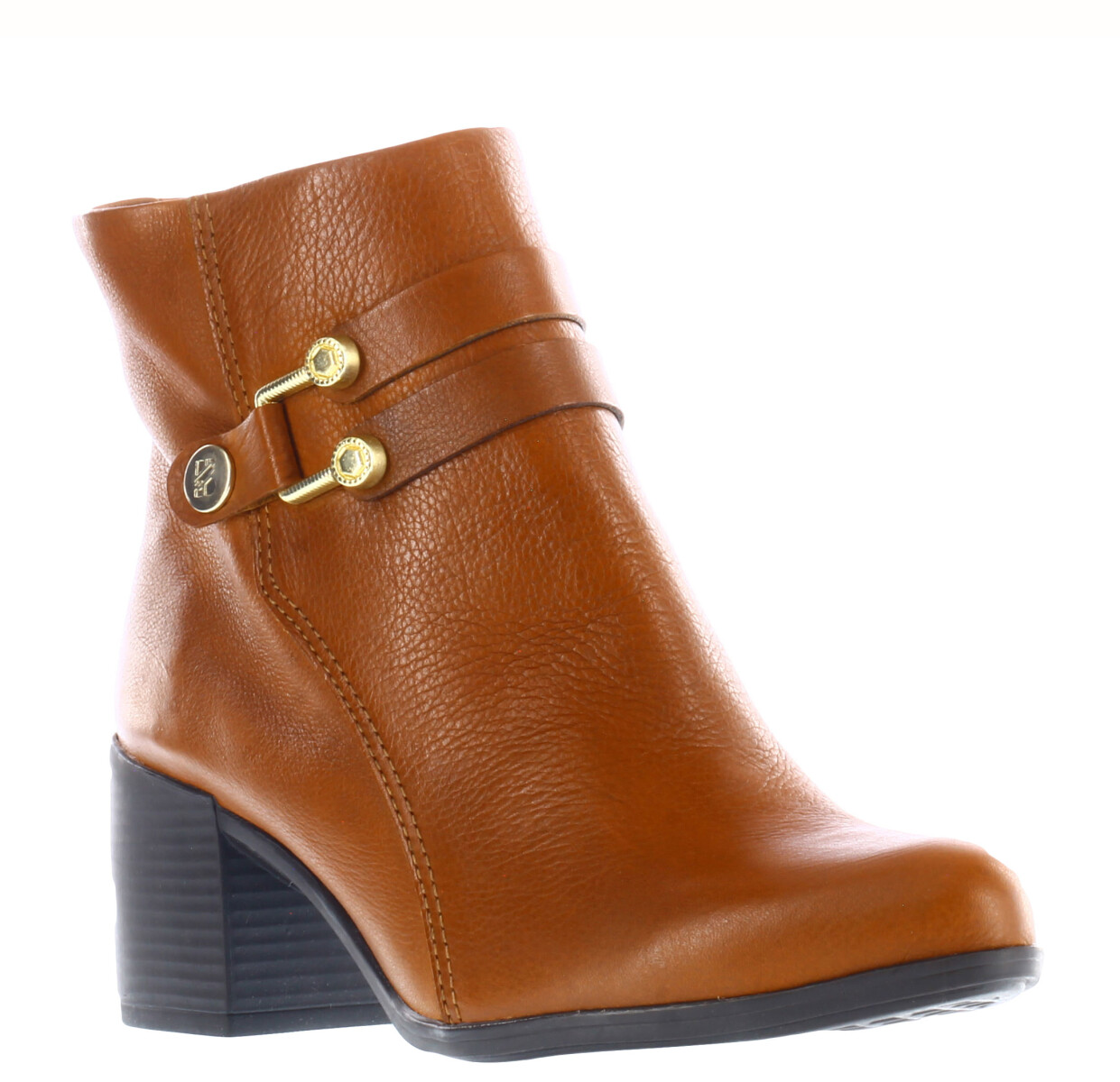 Bota de Mujer Bottero con boton - Marrón Coñac 