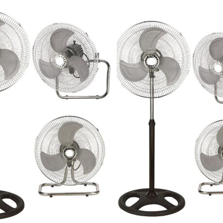 Pack X 2 Ventiladores Industrial 3 En 1 Con Aspas En Metal Pack X 2 Ventiladores Industrial 3 En 1 Con Aspas En Metal