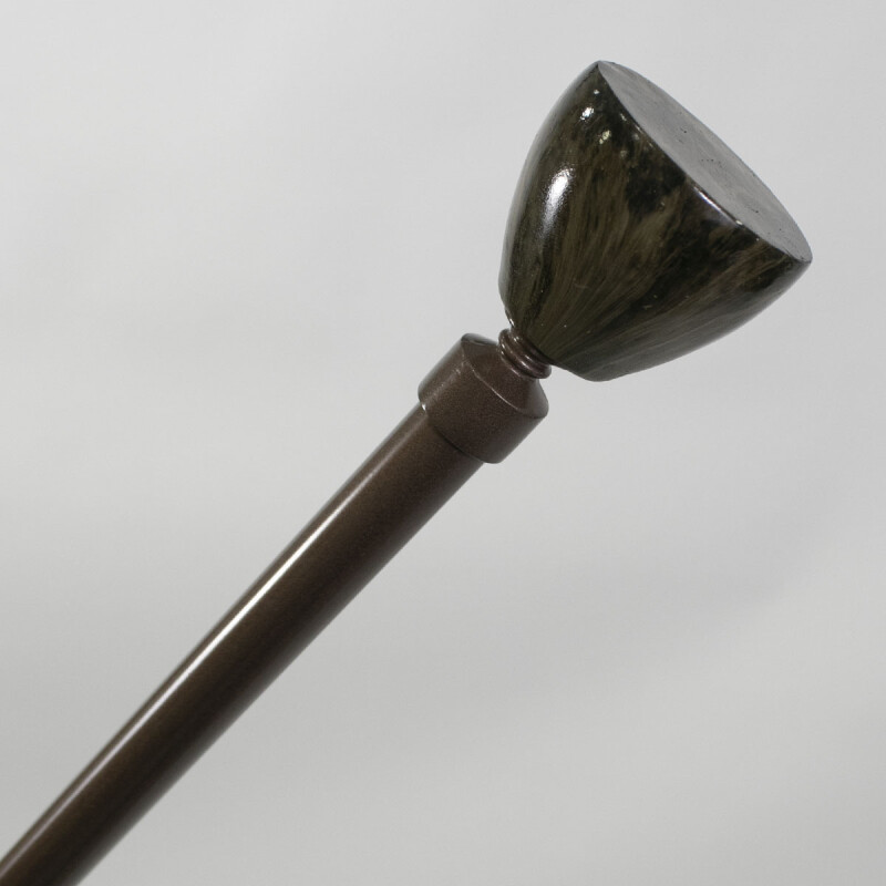 VARA METAL BRONCE P/CORTINA 218-304.8CM Unica