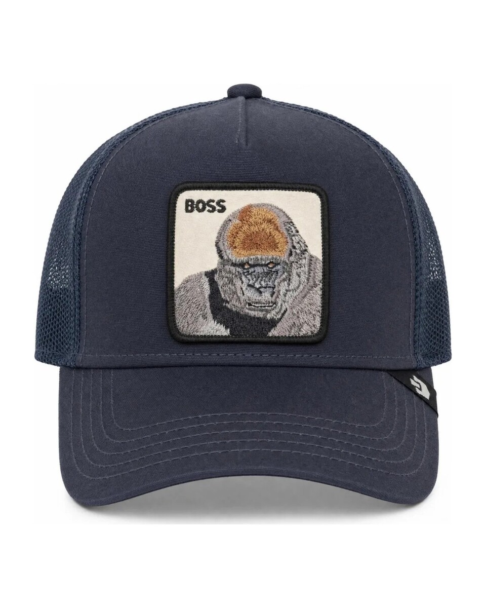 Gorra Goorin Bros Trucker Baseball - Boss Gorila Azul 