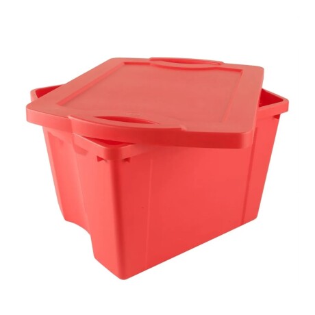 Caja Organizadora Full Box Wenco 75lts Rojo