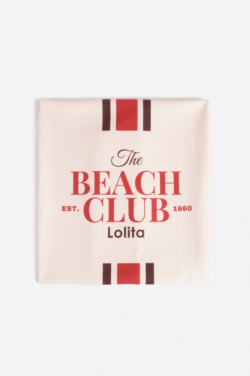 Toallón The Beach Club crudo