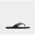 TAZZO BLACK LEATHER DARK BROWN
