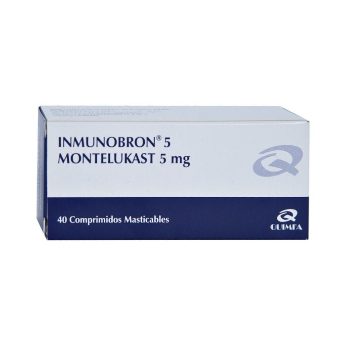 INMUNOBRON 5 MG.MAST. CJ X 40 COMPRIMIDO única