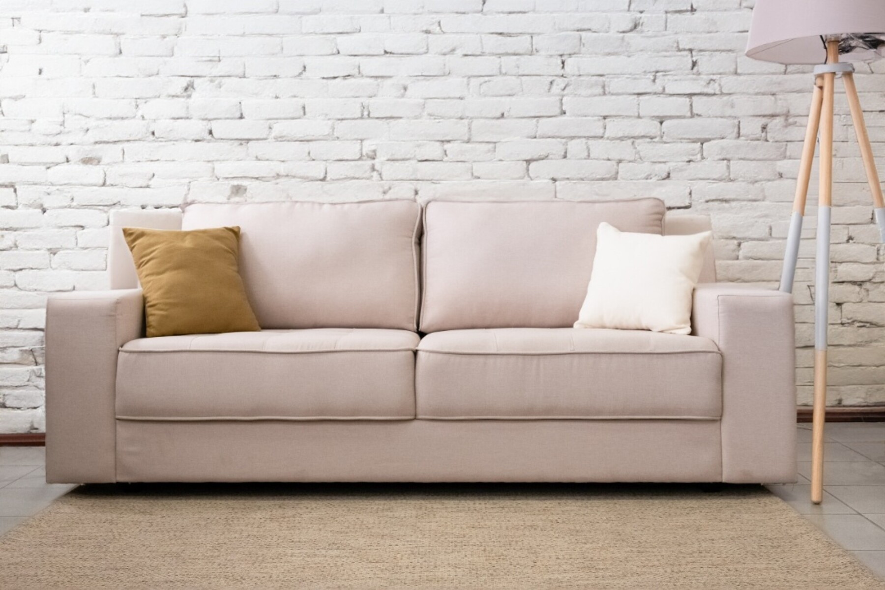SOFA AGAPE 3 CUERPOS LINO TOSTADO 10589 