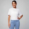 Polo Cotton Boxy Tee Mujer Classic White