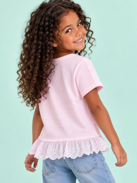 T-SHIRT COCOMIEL 6814 M.C ROSADO