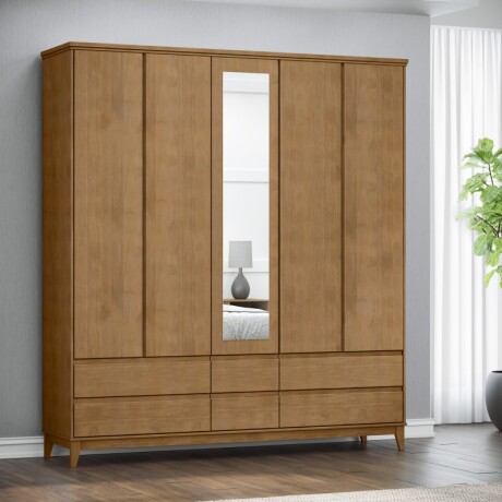 Ropero Prata 5 Puertas Natural U