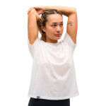 Hoka Glidetech Remera para mujer - Blanco Blanco