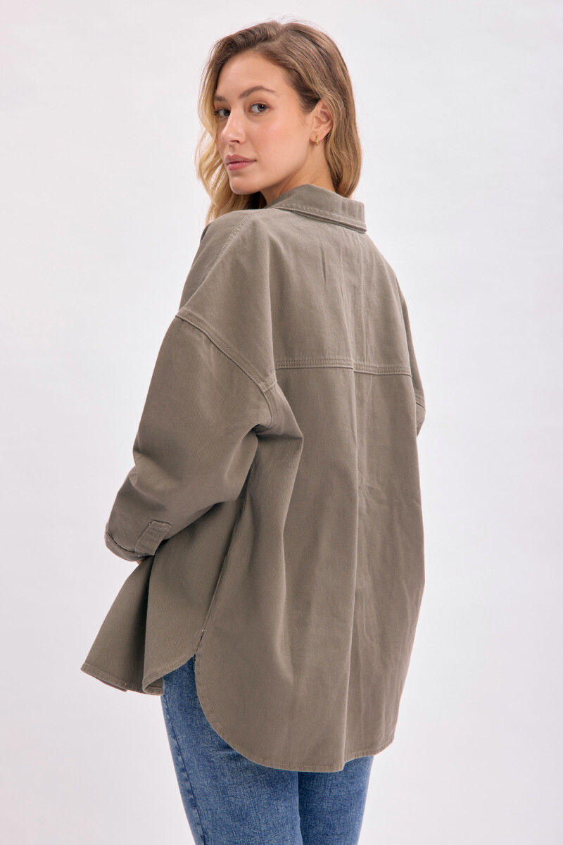 Sobrecamisa jean Verde