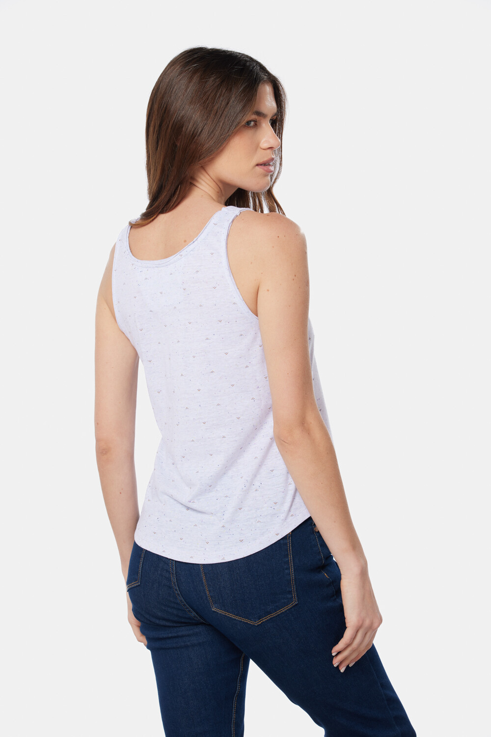 MUSCULOSA CON BOTONES Blanco