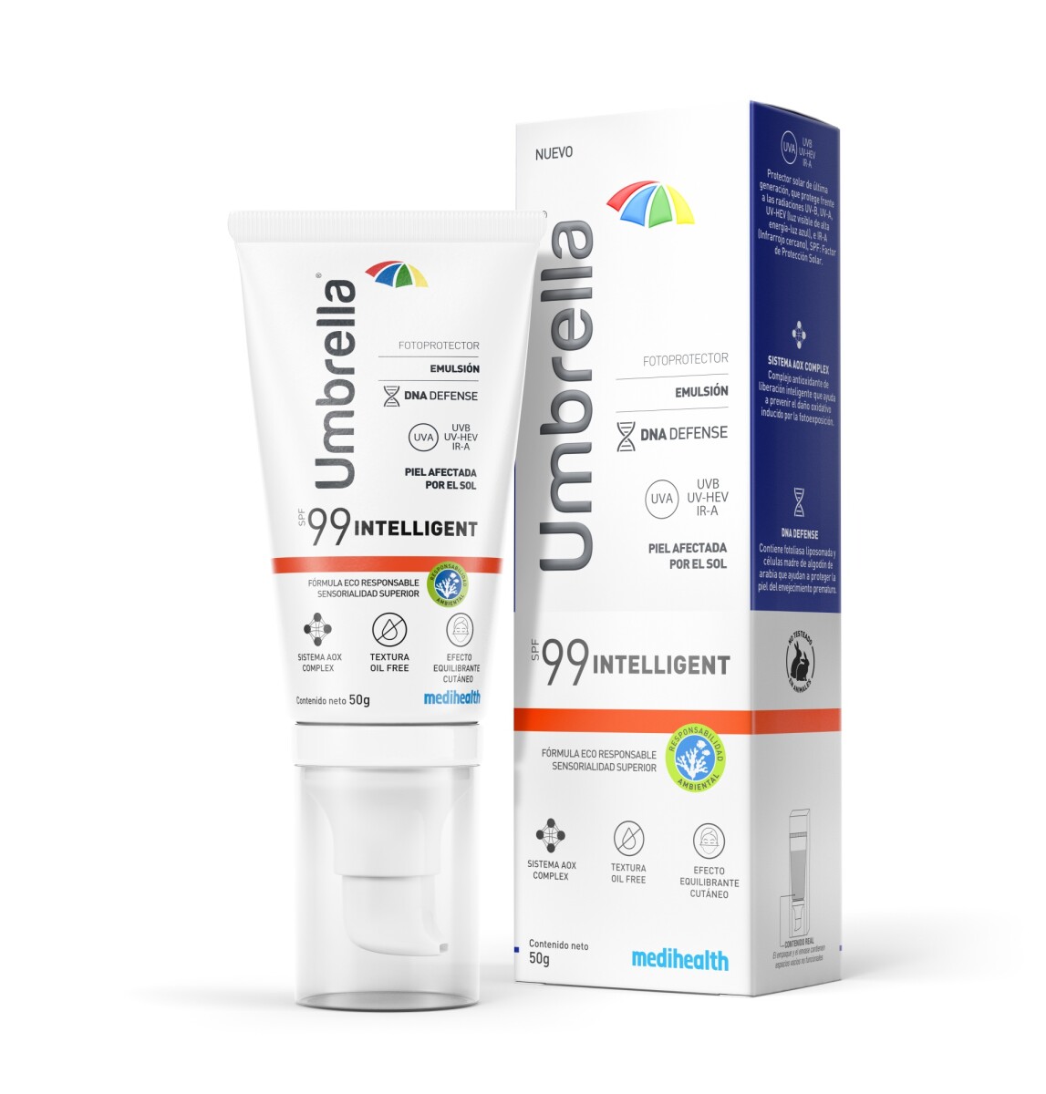 Protector Solar Umbrella Intelligent Spf 99. 50 Grs. 