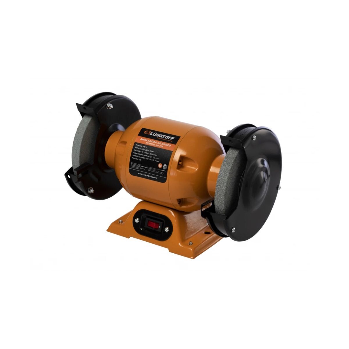 Amoladora De Banco 375w 6" Lusqtoff