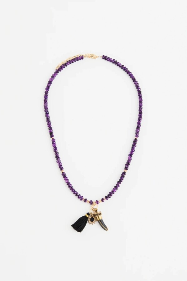 Collar Nataka Horn Violeta
