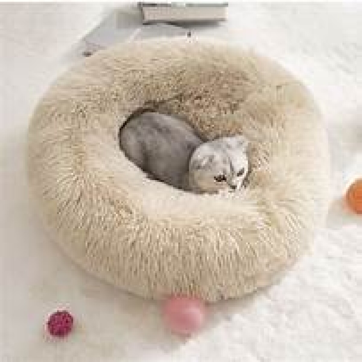 Cama Puff para Mascotas 50cm AJJQ-059 - BEIGE 