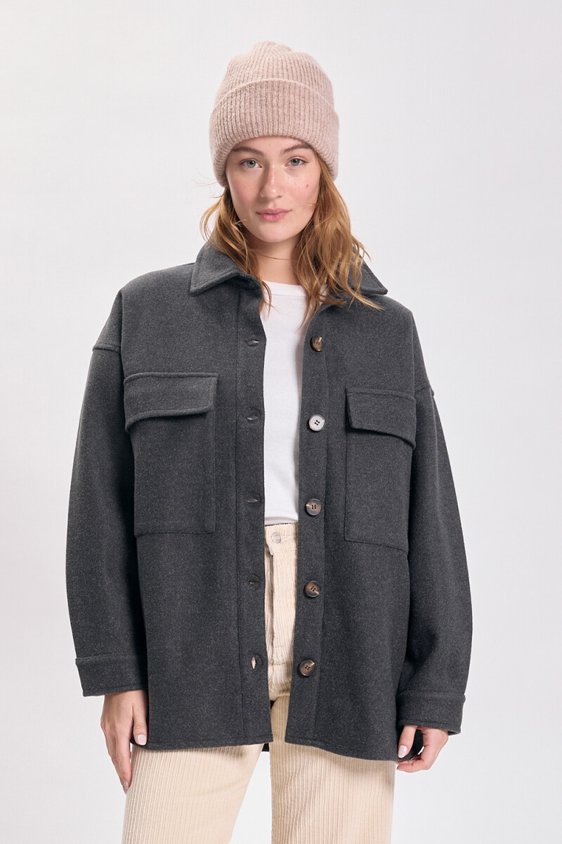 Sobrecamisa paño Negro