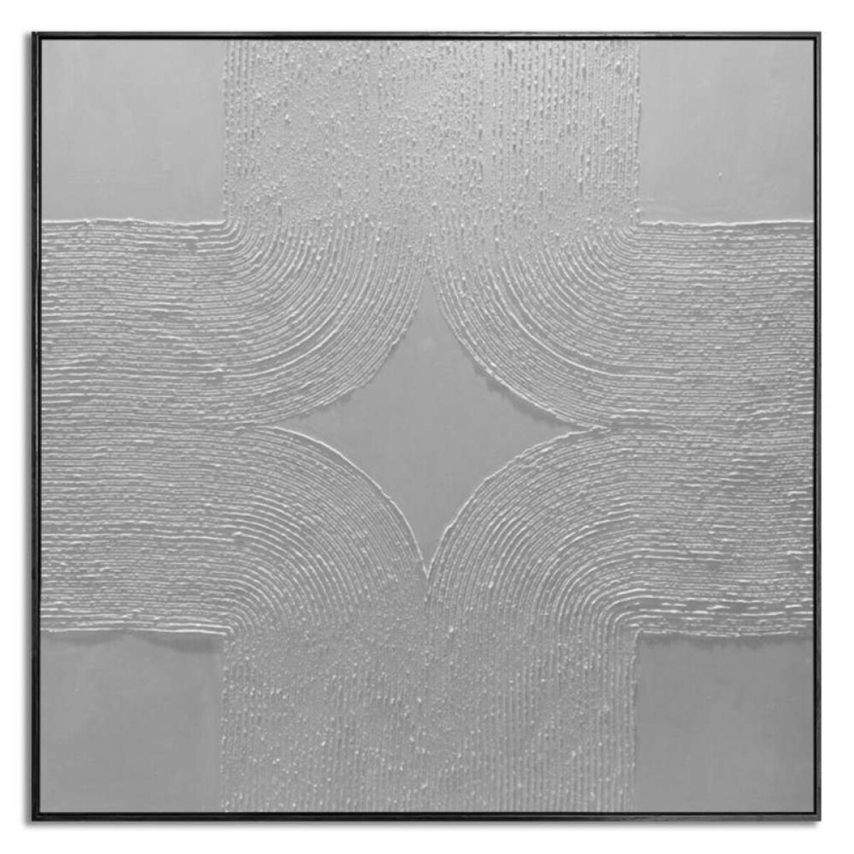 Cuadro Canvas 80X80Cm - Marco Pintura Formas 1 