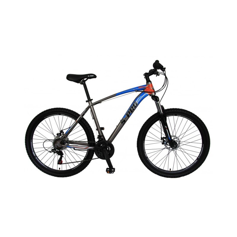 Bicicleta de Montaña S-PRO Zero 3 Man rodado 29 Shimano 21 cambios con freno de disco Gris