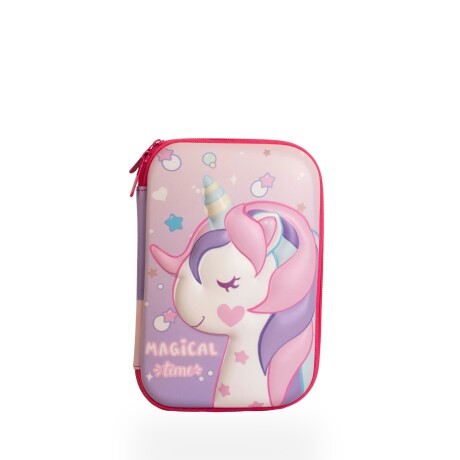 Cartuchera brio 1 cierre con divisiones Magic pony