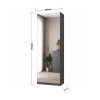 Multiuso 2 Puertas Plus Grafito Con Espejo Multiuso 2 Puertas Plus Grafito Con Espejo