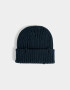 Gorro Clasico Gorro Tejido Efecto Rotura - Azul Medio