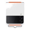 Funda Samsung Silicone Case con Correa para Galaxy Z Flip4 White