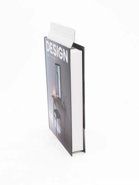 LIBRO CAJA DECORATIVO MARRON