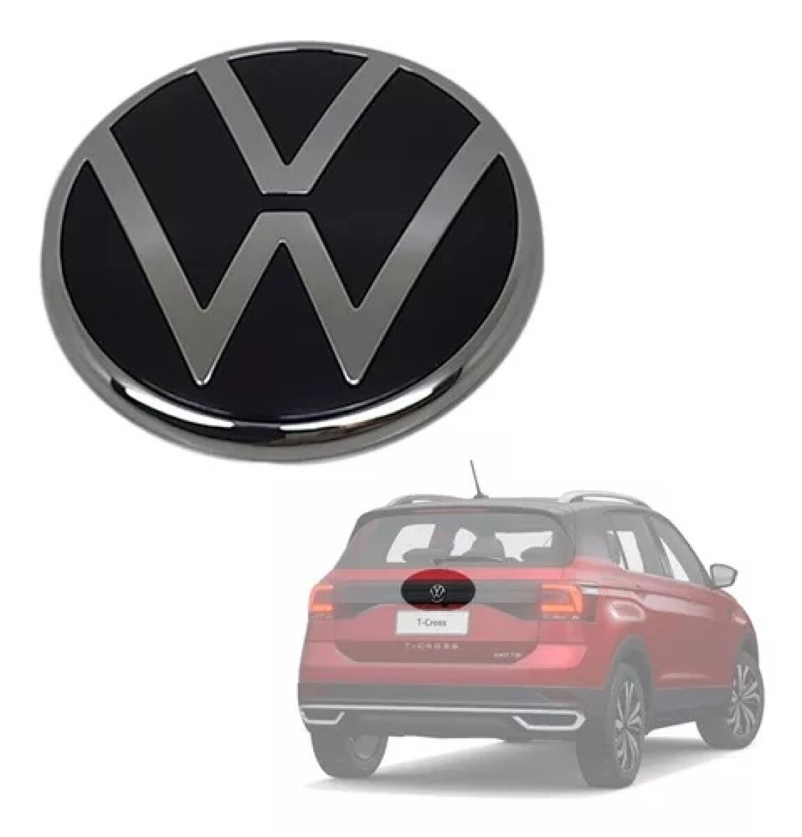 EMBLEMA VW PORTON TRASERO NIVUS 23/ TCROOS 24 
