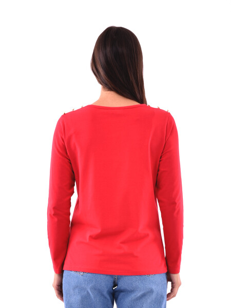 REMERA OHANA ROJO OSCURO