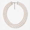 Collar Triple Rio de MOON con perlas de rio y broche de plata 925 Collar Triple Rio de MOON con perlas de rio y broche de plata 925