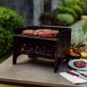 PARRILLERO GRILL A CARBON PORTATIL TRAMONTINA TCP-380 NEGRO