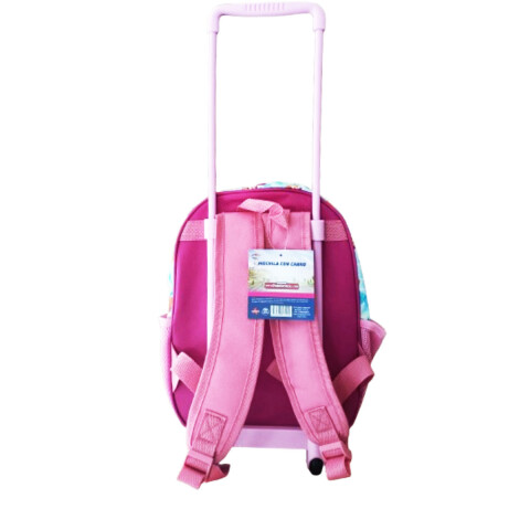 Mochila Infantil Paw Patrol 3d Con Carro 30 Cm CORAL