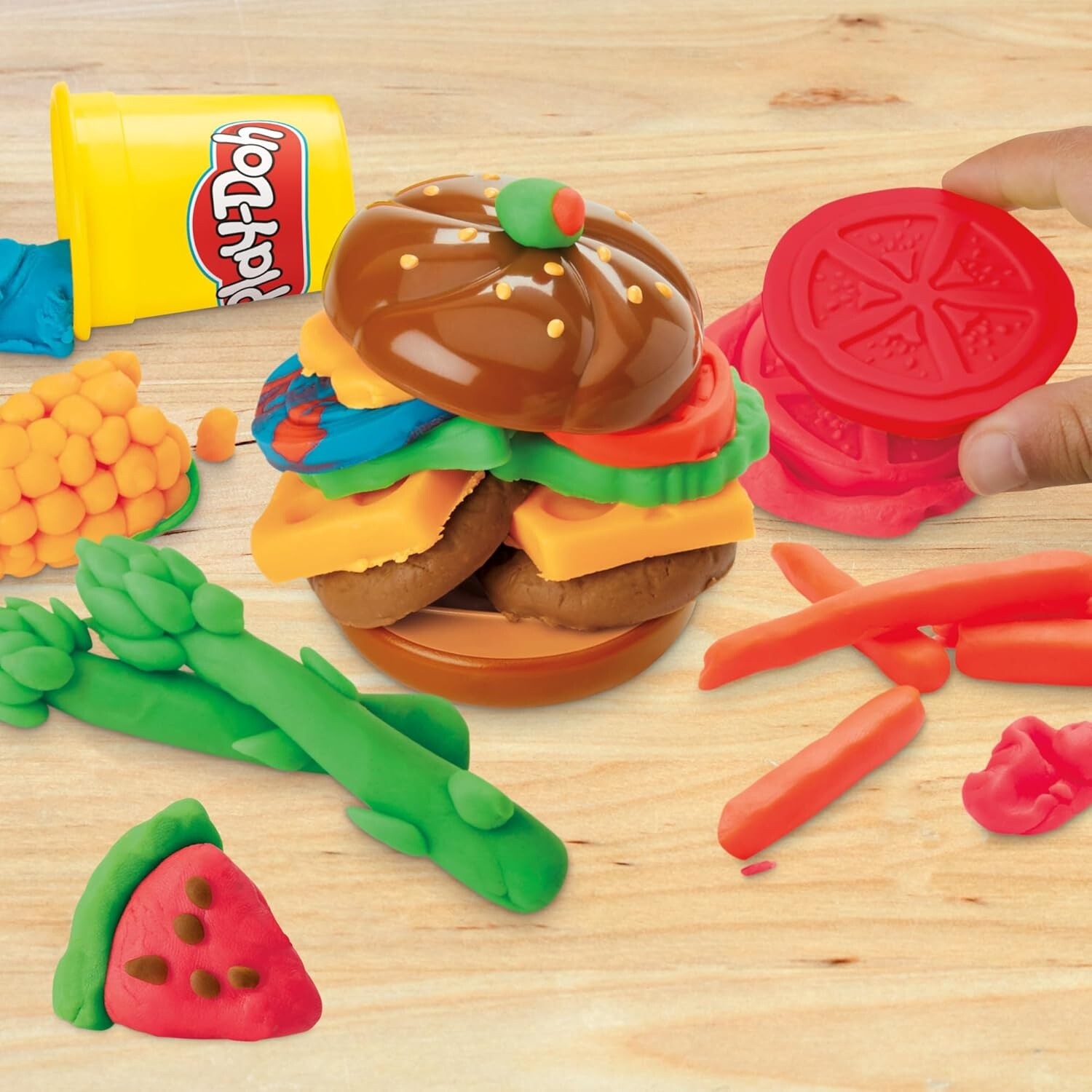 De Plastilina Play Parrilla Play Doh Play Doh Hamburguesas A La