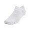 UA Essential No Show 6pk-WHT WHT-100