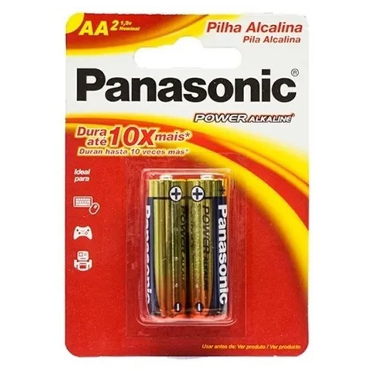 Pila Alcalina Panasonic AA x2 Unidades 