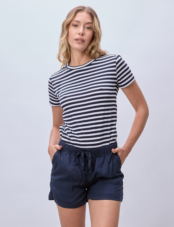 Short Tencel AZUL