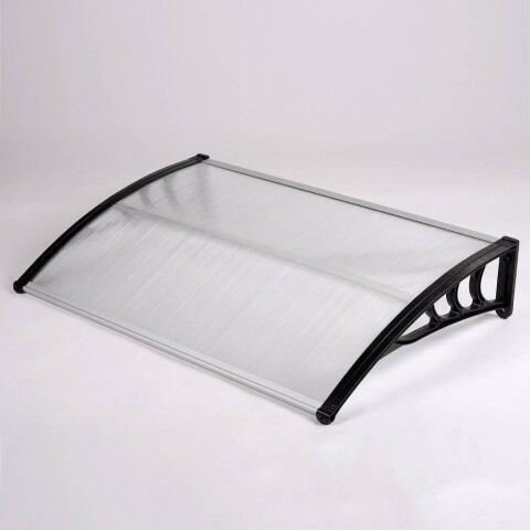Alero de Policarbonato – Protección contra Lluvia, Sol y Rayos UV 100 x 80 cm