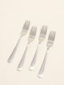 Tenedor Olivo Set 4 Un. Plateado Color Unico