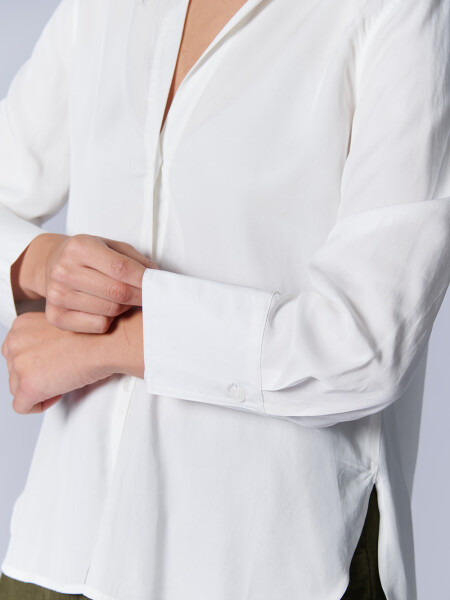 Camisa manga larga laboral Crudo