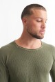 Sweater manga ranglán VERDE OLIVA