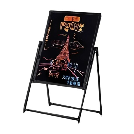Cartel Pizarra Led Luminoso Con Tripode Control 60x40 cm Cartel Pizarra Led Luminoso Con Tripode Control 60x40 cm
