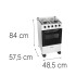 Cocina Thompson Cth 1000 COCINA THOMPSON CTH1000 A GAS BLANCA