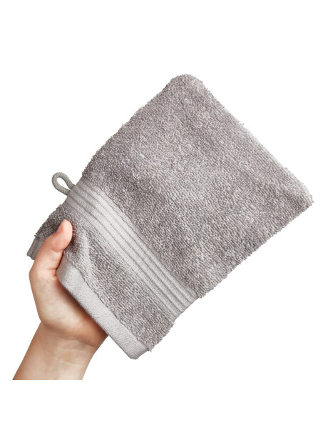 Manopla de baño KARLSTAD 15x21 gris Manopla de baño KARLSTAD 15x21 gris