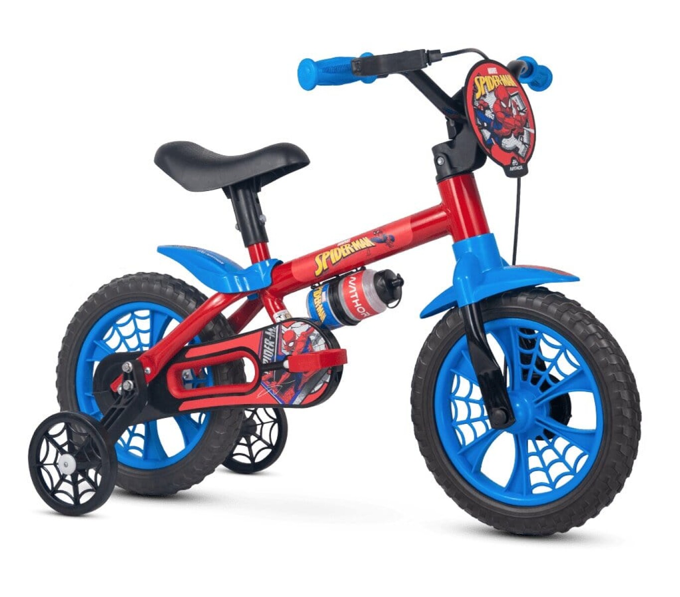 Bicicleta Nathor Spiderman Rodado 12 